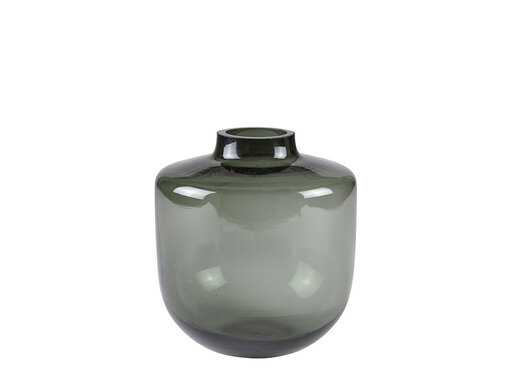 Deko-Vase - DH ca. 15x16 cm, Grau
